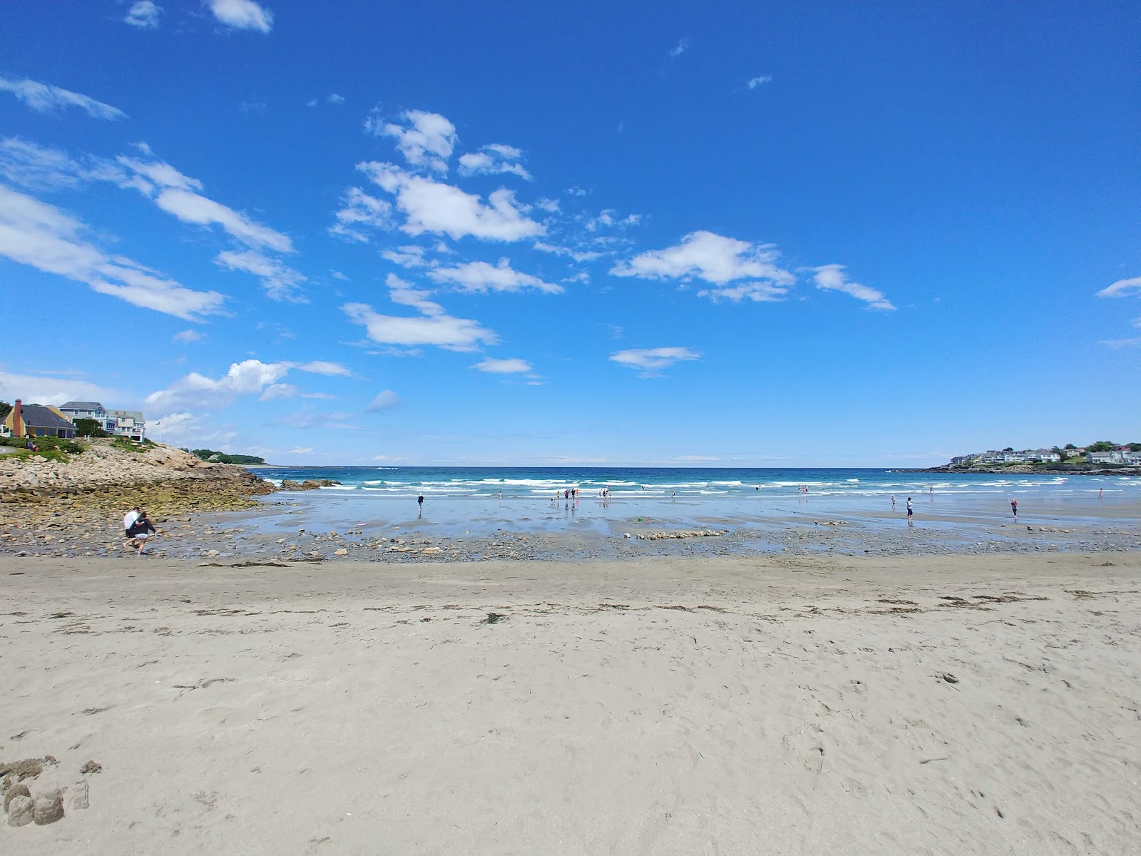 Foto van Short Sands beach met turquoise puur water oppervlakte