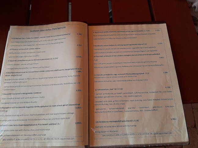 Bak Vendéglő - Gyulakeszi
