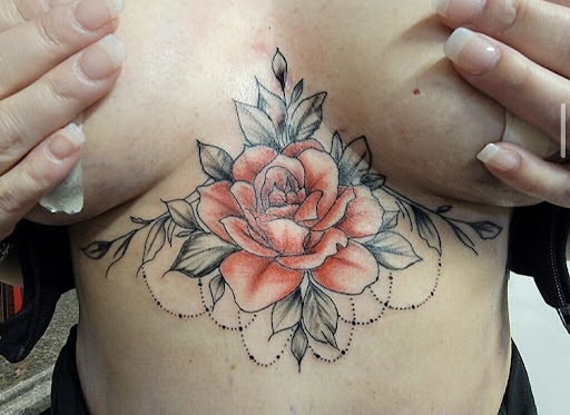 Explore chest tattoos ideas, creative tattoo ideas in Alamosa, available at The Shop Tattoo & Comics