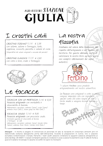 Menu du Stazione Gjulia - Agri-Ristoro (birrificio Gjulia) - Fontana Della Birra à San Pietro al Natisone