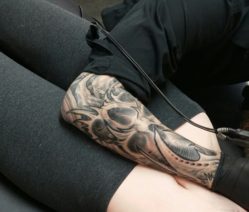 Explore sleeve tattoo ideas for women, creative tattoo ideas in Sioux City, available at Addictive Tattoo-Piercing