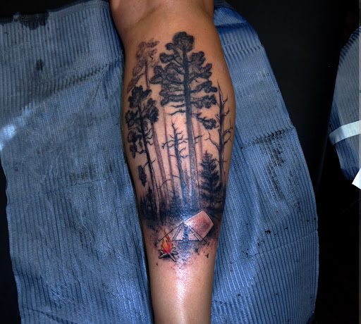 Explore alzheimer's tattoo ideas, creative tattoo ideas in Richmond, available at Art Period llc Tattoos and Artwork by Leigh Odom