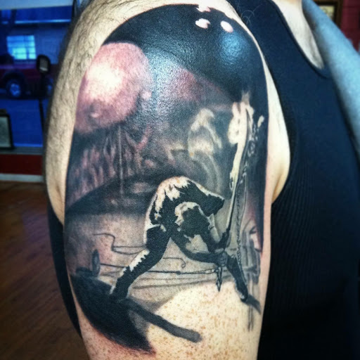 Explore quilt tattoo ideas, creative tattoo ideas in Reno, available at Aces Tattoo