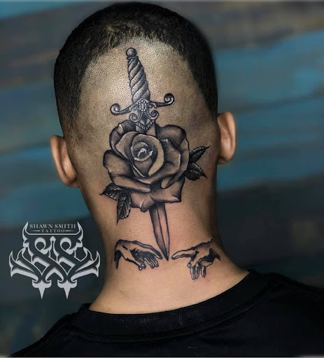 Explore maltese cross tattoo ideas, creative tattoo ideas in Florissant, available at St. Louis Ink