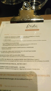 Restaurant Frida à Bordeaux - menu / carte