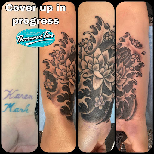 Explore swamp tattoo ideas, creative tattoo ideas in Mckinney, available at Borrowed Time Fine Art Gallery Tattoo Shop