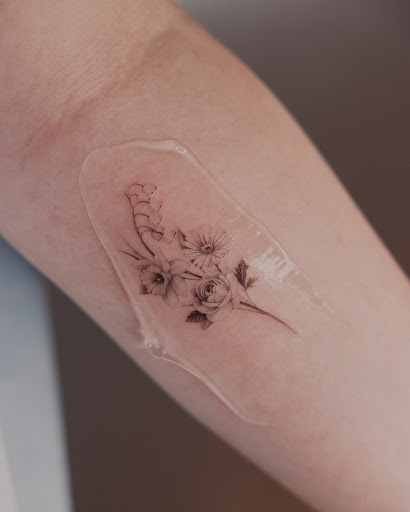 Explore colourful tattoo ideas, creative tattoo ideas in Brooklyn, available at Atelier Eva - Grand St