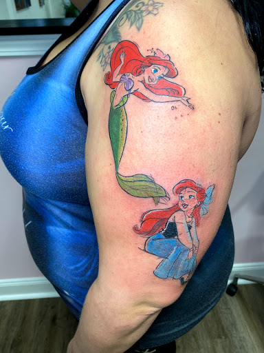 Explore joy tattoo ideas, creative tattoo ideas in Lancaster, available at MermGoddess Tattoo Studio & Gallery