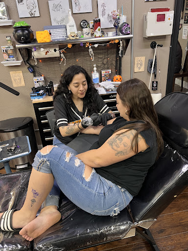 Explore tattoo border ideas, creative tattoo ideas in Roanoke, available at Saint Cecilias Art Studio