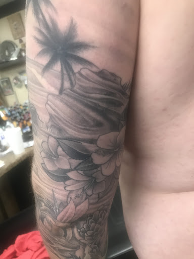 Explore demon tattoo ideas, creative tattoo ideas in San Marcos, available at Locally Famous Tattoo