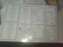 Menu du Auberge de la ferme à Montdragon