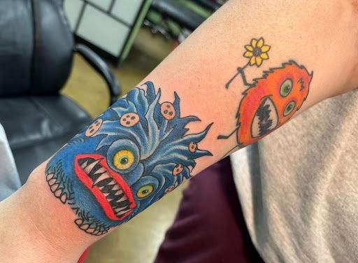 Explore donald duck tattoo ideas, creative tattoo ideas in Bethesda, available at Bethesda Tattoo