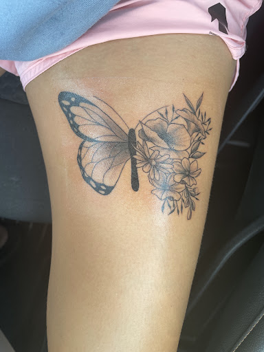 Explore female lion tattoo ideas, creative tattoo ideas in Port Orange, available at Port Orange Tattoo and Art Parlor