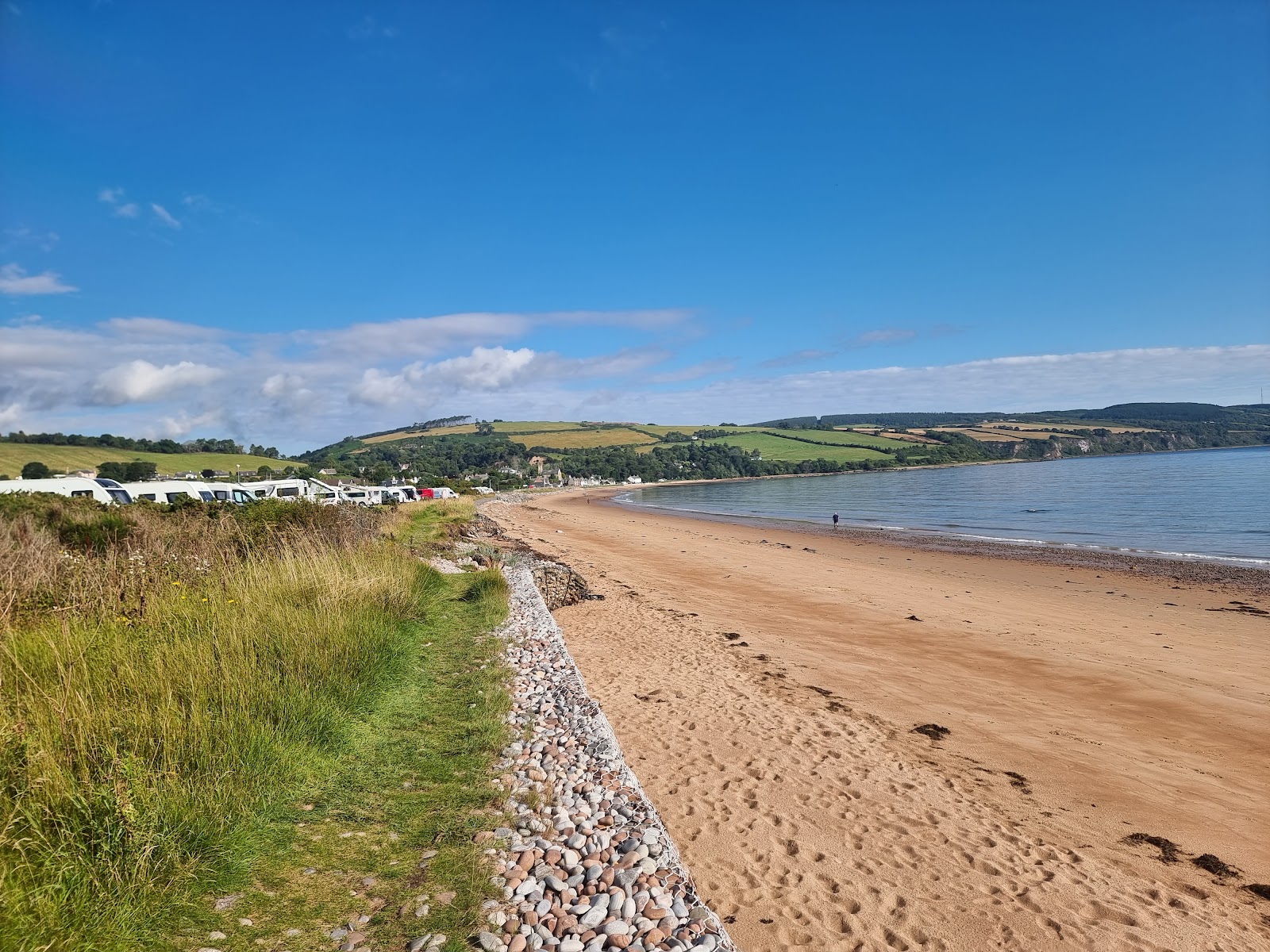 Photo of Rosemarkie Camping Beach and the settlement