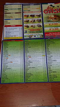 Menu du Pizzeria Oasi à Rivolta d'Adda