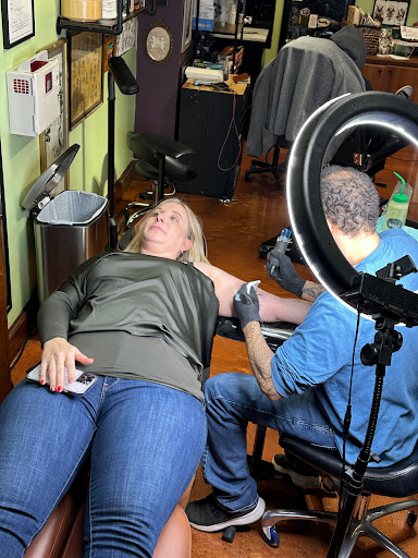 Explore tattoo ideas for guys shoulder, creative tattoo ideas in Peachtree City, available at Area 54 Tattoos