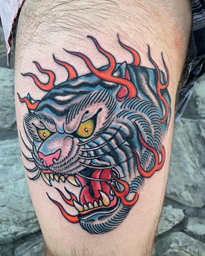 Explore prostate cancer tattoo ideas, creative tattoo ideas in Lakeland, available at Black Swan Tattoo