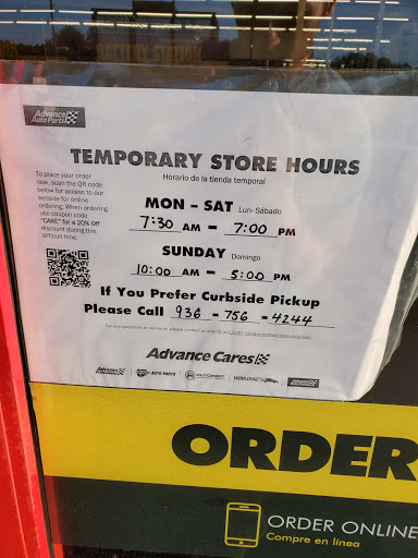 Auto Parts Store «Advance Auto Parts», reviews and photos, 1105 N Loop 336 W, Conroe, TX 77301, USA