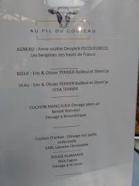 Restaurant français Bloempot à Lille - menu / carte