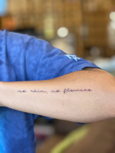 Explore dainty finger tattoo ideas, creative tattoo ideas in Kailua Kona, available at Mehana Tattoo