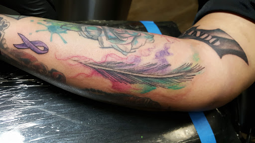 Explore good chest tattoo ideas, creative tattoo ideas in Fresno, available at Happy Client Tattoo