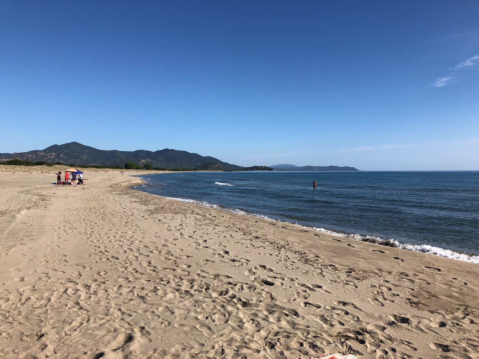 Foto de Spiaggia di Feraxi con gran bahía