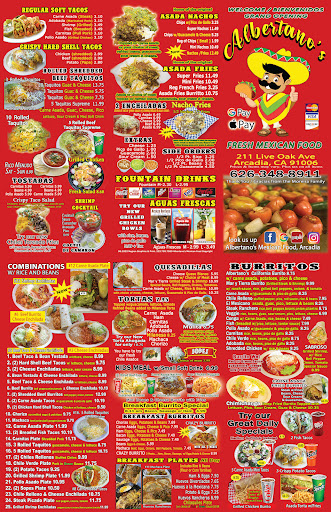 Albertano's Fresh Mexican Food - Arcadia, CA