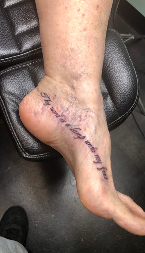 Explore music tattoos ideas, creative tattoo ideas in Meridian, available at Creative Pain Tattoo Studio