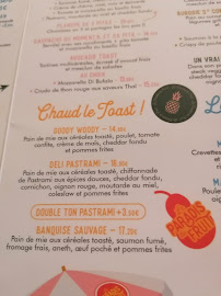 Le Paradis du Fruit - Bastille à Paris menu