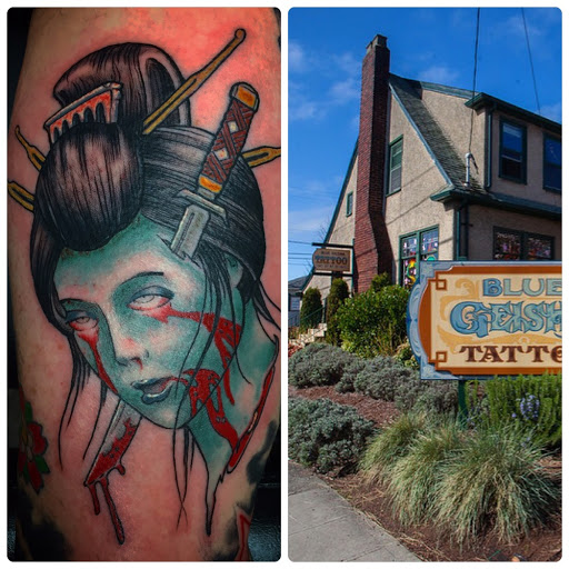 Tattoo Shop «Blue Geisha Tattoo», reviews and photos, 4204 SW Oregon St, Seattle, WA 98116, USA