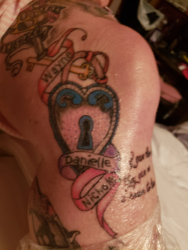 Explore juggalette tattoo ideas, creative tattoo ideas in Davis, available at SIX GUN SOUND TATTOO