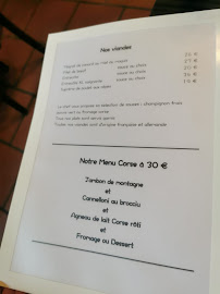 Menu / carte de Restaurant Da Mamma à Ajaccio