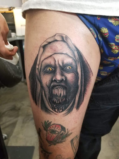 Explore rockabilly tattoo ideas, creative tattoo ideas in Cocoa Beach, available at The Corner Tattoo and Piercing Studio