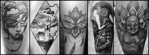 Explore italian tattoo ideas for men, creative tattoo ideas in Norcross, available at Brotherhood Tattoo