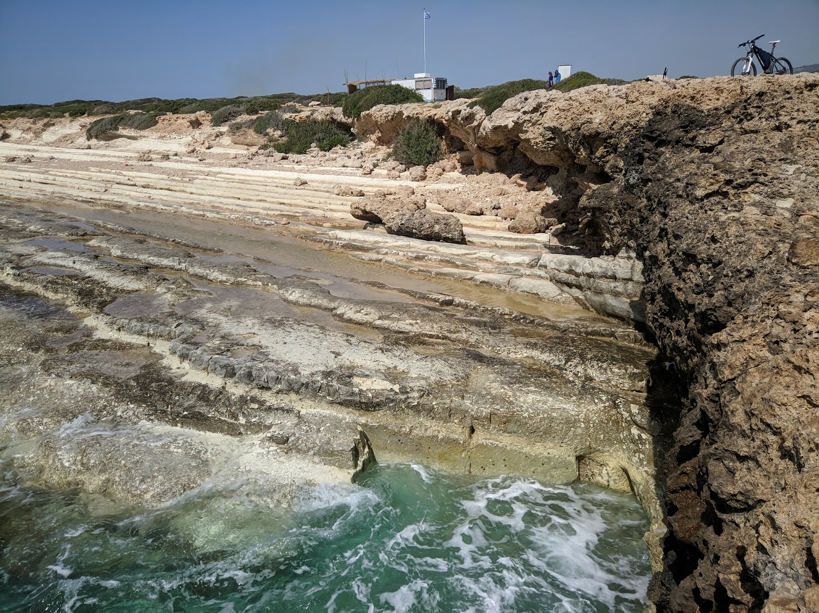 Fotografija Limni rock lagoon z visok stopnjo čistoče