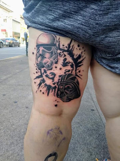 Explore cross tattoo ideas for women, creative tattoo ideas in Sunbury, available at Knuckles & Needles Tattoo Parlor