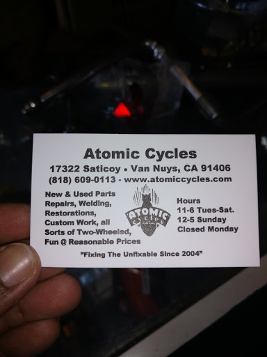 Bicycle Store «Atomic Cycles», reviews and photos, 17322 Saticoy St, Van Nuys, CA 91406, USA