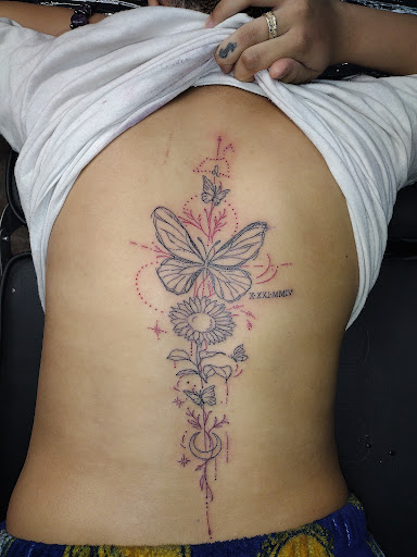 Explore stick figure tattoo ideas, creative tattoo ideas in Searcy, available at Eternal Art Tattoo Studio lc