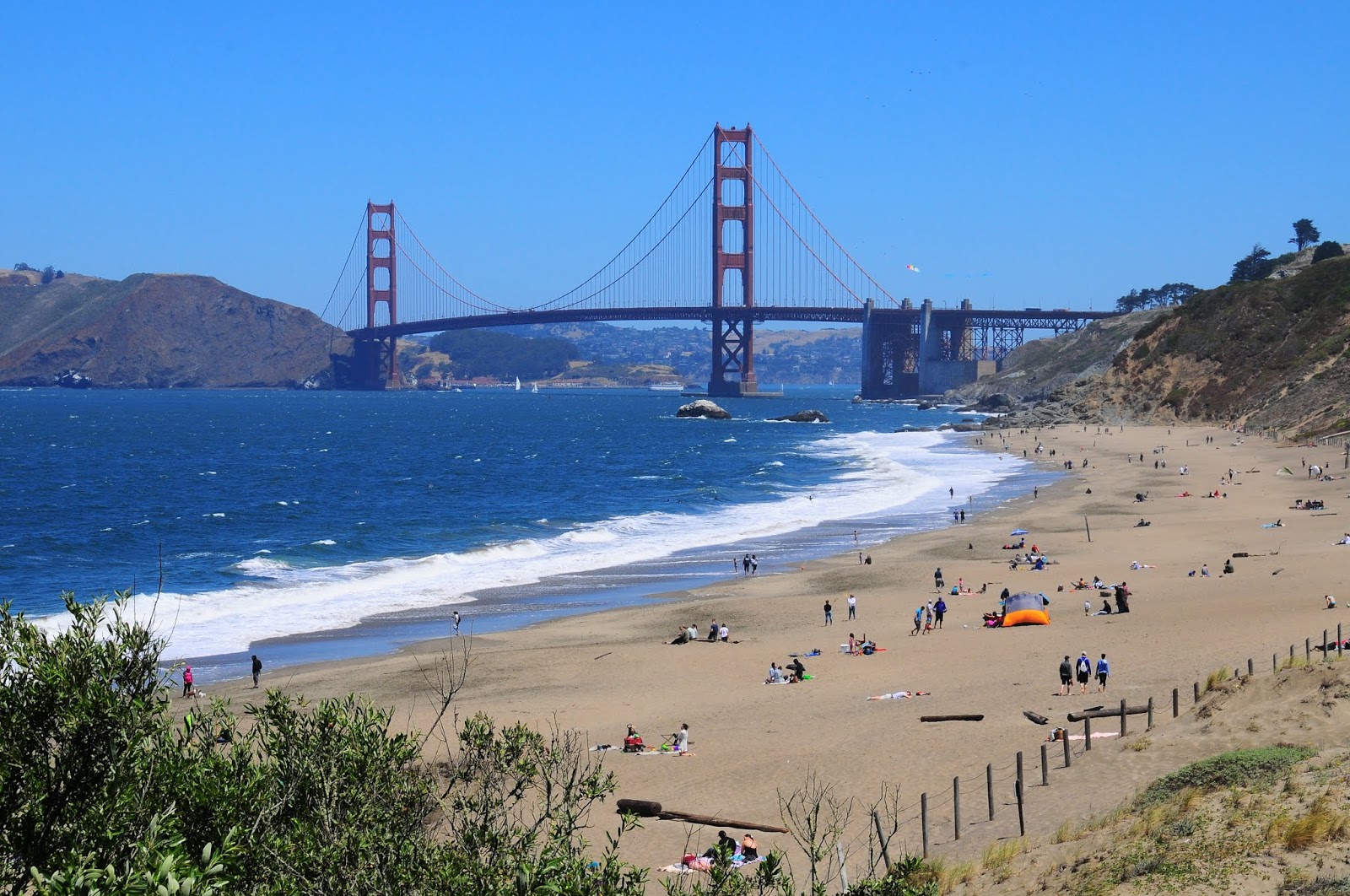 Photo of Baker Beach with bright sand surface