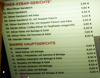 Moritz Kebap Haus à Wiesbaden menu