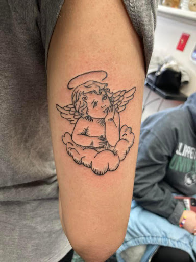 Explore dragon ball tattoo ideas, creative tattoo ideas in Slippery Rock, available at Dinky Dachshund Tattoo Parlor