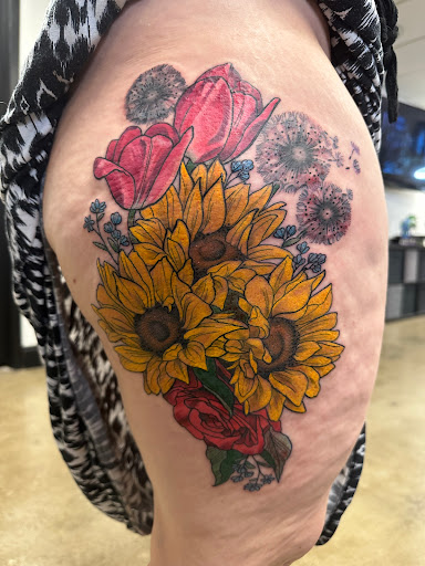 Explore simple bear tattoo ideas, creative tattoo ideas in Maryland Heights, available at Thirteen Roses Tattoo & Aesthetics