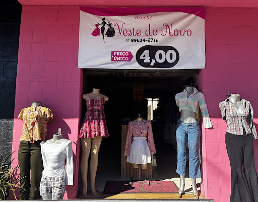 Logo da empresa - Brechó Veste de Novo
