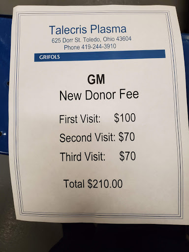 Blood Donation Center «Talecris Plasma Resources», reviews and photos