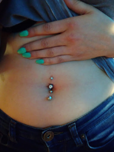 Explore cleavage tattoo ideas, creative tattoo ideas in Rockford, available at Euro Tattoo