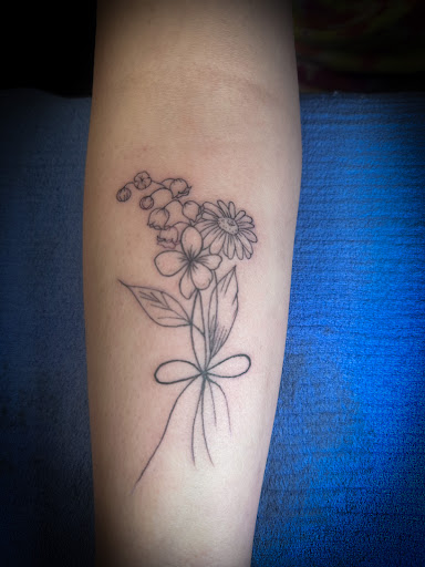 Explore michael name tattoo ideas, creative tattoo ideas in Moweaqua, available at Fleshwound Tattoo