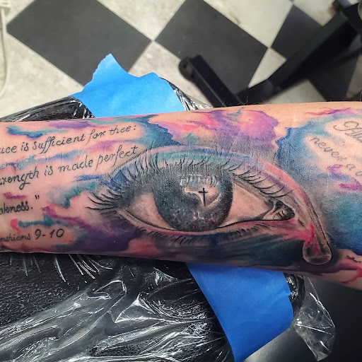Explore cover up tattoo ideas for guys, creative tattoo ideas in West Bend, available at Frenchys Tattoos & Co LLC