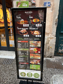 Menu / carte de NACHOS à Lyon