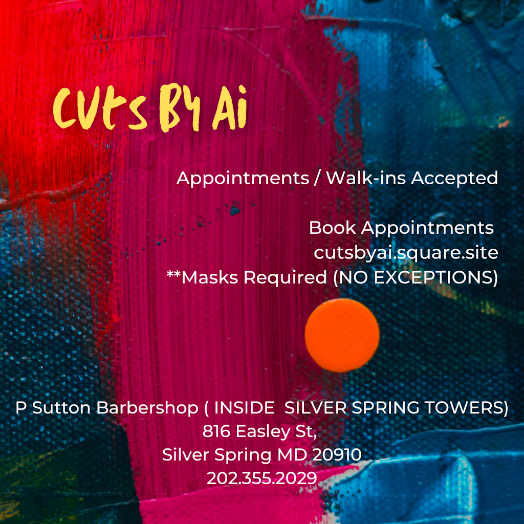 CutsbyAi @ P Sutton Barbershop( Inside Silver Spring Towers) 20910