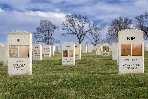 Explore women thigh tattoo ideas, creative tattoo ideas in Fort Myers, available at Laser Tattoo Removal by Tatt Cemetery